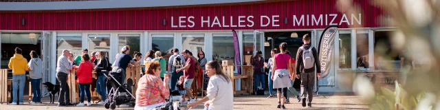 Les halles Markthalle Mimizan plage