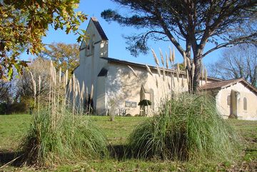 L'église de Bouricos à Pontenx les Forges à côté de Mimizan